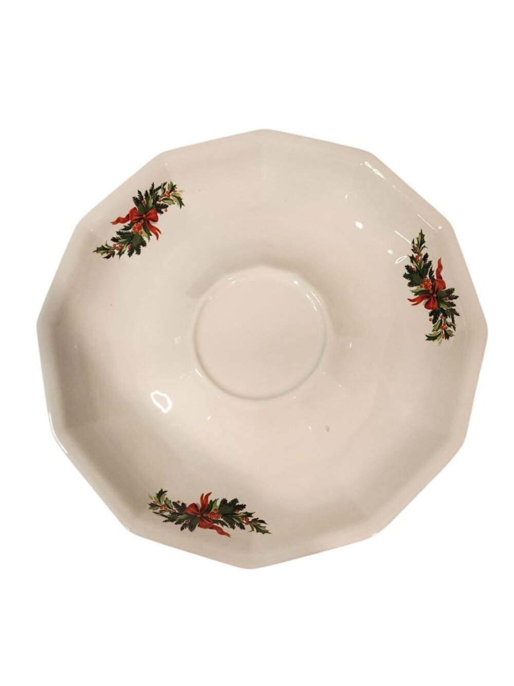 Pfaltzgraff HERITAGE CHRISTMAS 11 3/4" CHIP-N-DIP PLATE